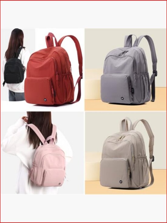Small Nylon Backpack Mini Casual Daypack Lightweight Travel Purse